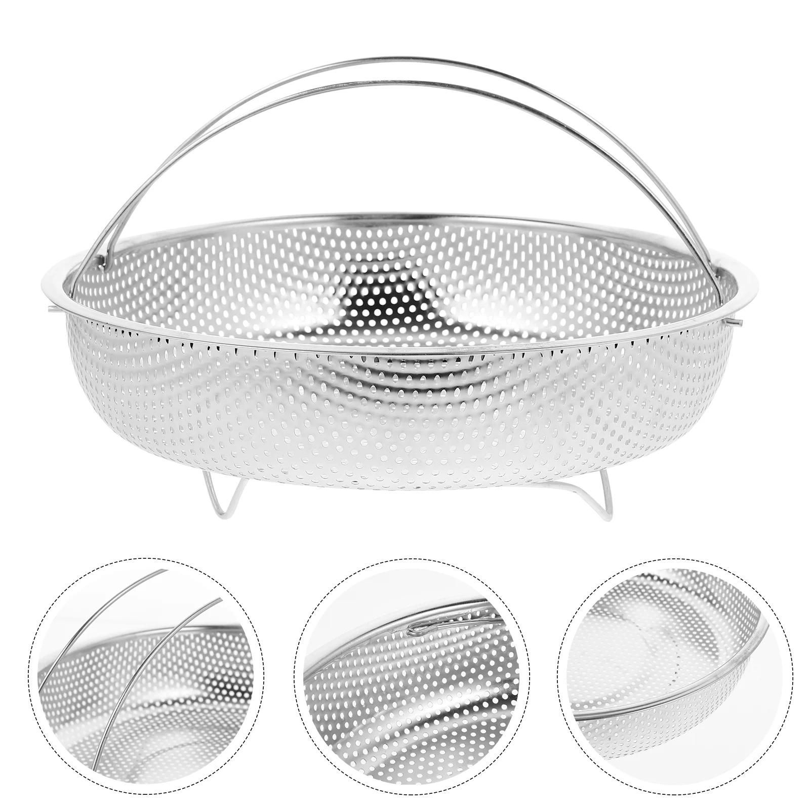 Steamer Pot Insert Stainless Steel Dumpling Steaming Rack Basket for Vegetables Rice Washer Stand
Steamer Pot Insert Stainless Steel Dumpling Steaming Rack Basket for Vegetables Rice Washer Stand