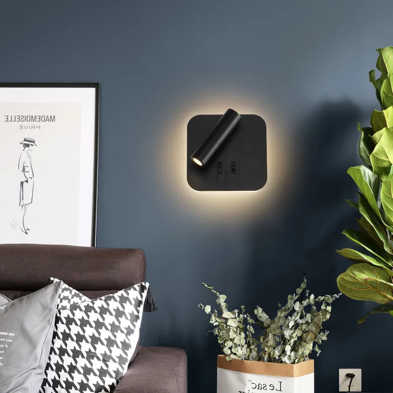 New Modern LED Wall Lights Simple Rotatable with Switch Living Study Room Bedroom Bedside Aisle Hallway Lamps Indoor Lighting
New Modern LED Wall Lights Simple Rotatable with Switch Living Study Room Bedroom Bedside Aisle Hallway Lamps Indoor Lighting