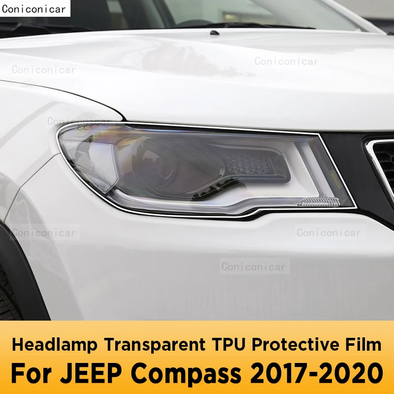 Для JEEP COMPASS 2017-2020 Автомобильная внешняя фара Защита от царапин передняя лампа прозрачная фотолампа аксессуары
Для JEEP COMPASS 2017-2020 Автомобильная внешняя фара Защита от царапин передняя лампа прозрачная фотолампа аксессуары
