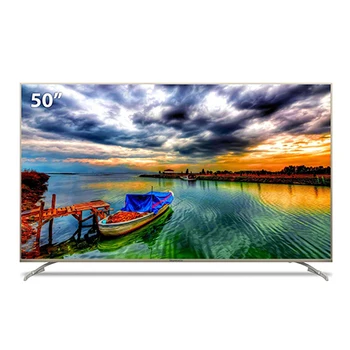 중국 저렴한 가격 도매 평면 스크린 50 인치 스마트 led tv 거실 침실 시계, tv 30 개 이상 지원