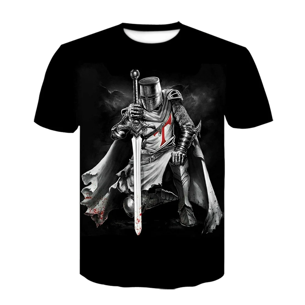 Summer New Knights Templar 3d Men T Shirt Fashion Printed Vintage Casual Short Sleeve Tee Shirt Oversized Clothing for Boys
Summer New Knights Templar 3d Men T Shirt Fashion Printed Vintage Casual Short Sleeve Tee Shirt Oversized Clothing for Boys