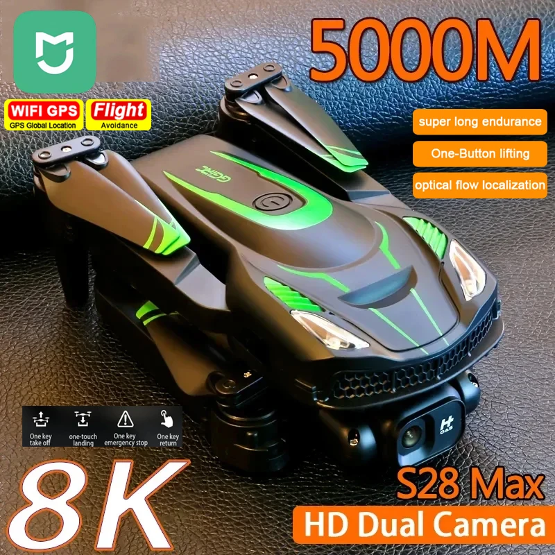 Mijia S28Max Drone 8K 5G GPS Professional HD Aerial Photography Dual-Camera Omnidirectional Obstacle Avoidance Quadrotor
Mijia S28Max Drone 8K 5G GPS Professional HD Aerial Photography Dual-Camera Omnidirectional Obstacle Avoidance Quadrotor