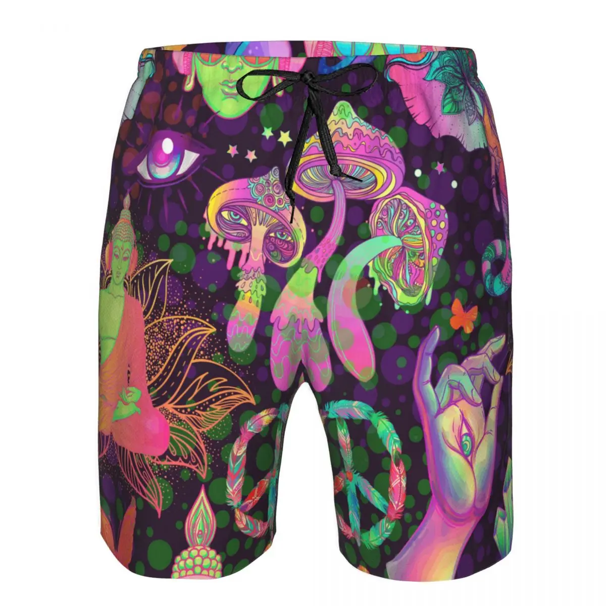 Quick Dry Swimwear Beach Board Short For Man Trippy Mushrooms Peace Sign Butterflies Swimming Trunk
Quick Dry Swimwear Beach Board Short For Man Trippy Mushrooms Peace Sign Butterflies Swimming Trunk