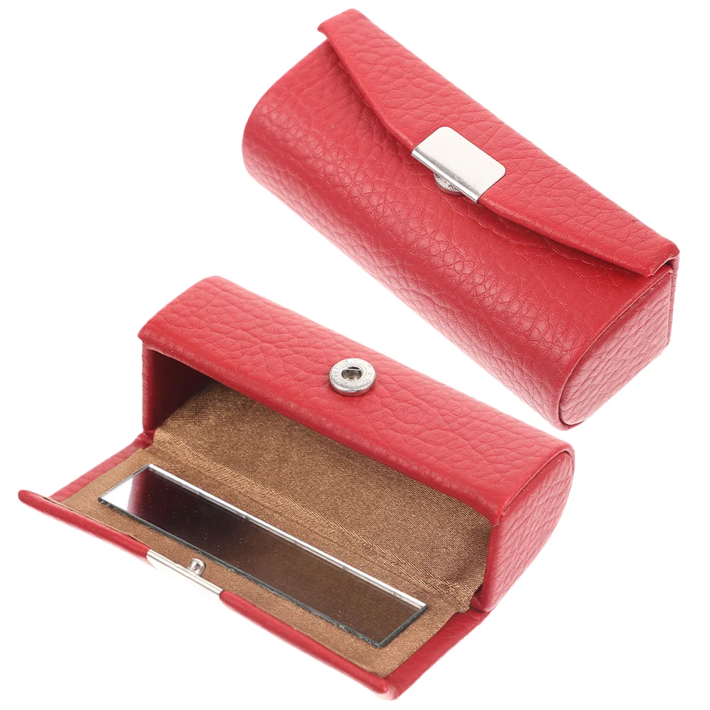 2 Pcs Lipstick Box Case Bag for Purse Holder Single Pouch with Mirror Portable Storage
2 Pcs Lipstick Box Case Bag for Purse Holder Single Pouch with Mirror Portable Storage