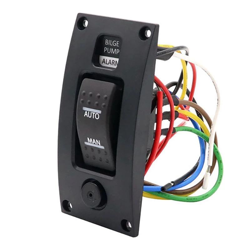2X 12-24V Bilge Pump Switch Waterproof Alarm Ship Deck Cleaning Control Panel For Boat Bilge Pumps On/Off Switch Panel
2X 12-24V Bilge Pump Switch Waterproof Alarm Ship Deck Cleaning Control Panel For Boat Bilge Pumps On/Off Switch Panel