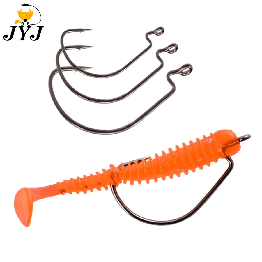 JYJ 100pcs a lot offset fishing hook , #5/0 #1/0 #1 ...#8 all sizes of high carbon steel for soft worm lure bait with big eyes
JYJ 100pcs a lot offset fishing hook , #5/0 #1/0 #1 ...#8 all sizes of high carbon steel for soft worm lure bait with big eyes