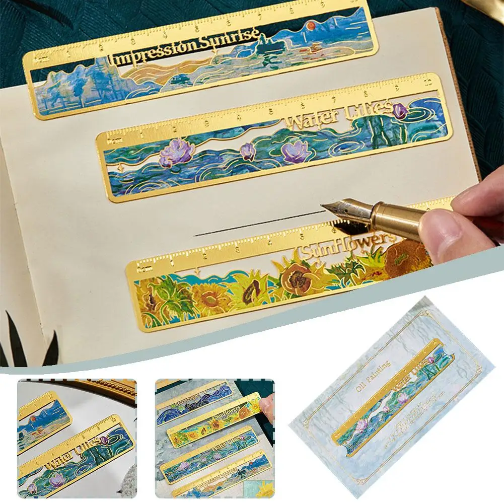 Color Series Metal Bookmark Hollow Ruler Straight Ruler Stationery Supplies Bookmarks Gift Office School Drawing B5s1
Color Series Metal Bookmark Hollow Ruler Straight Ruler Stationery Supplies Bookmarks Gift Office School Drawing B5s1