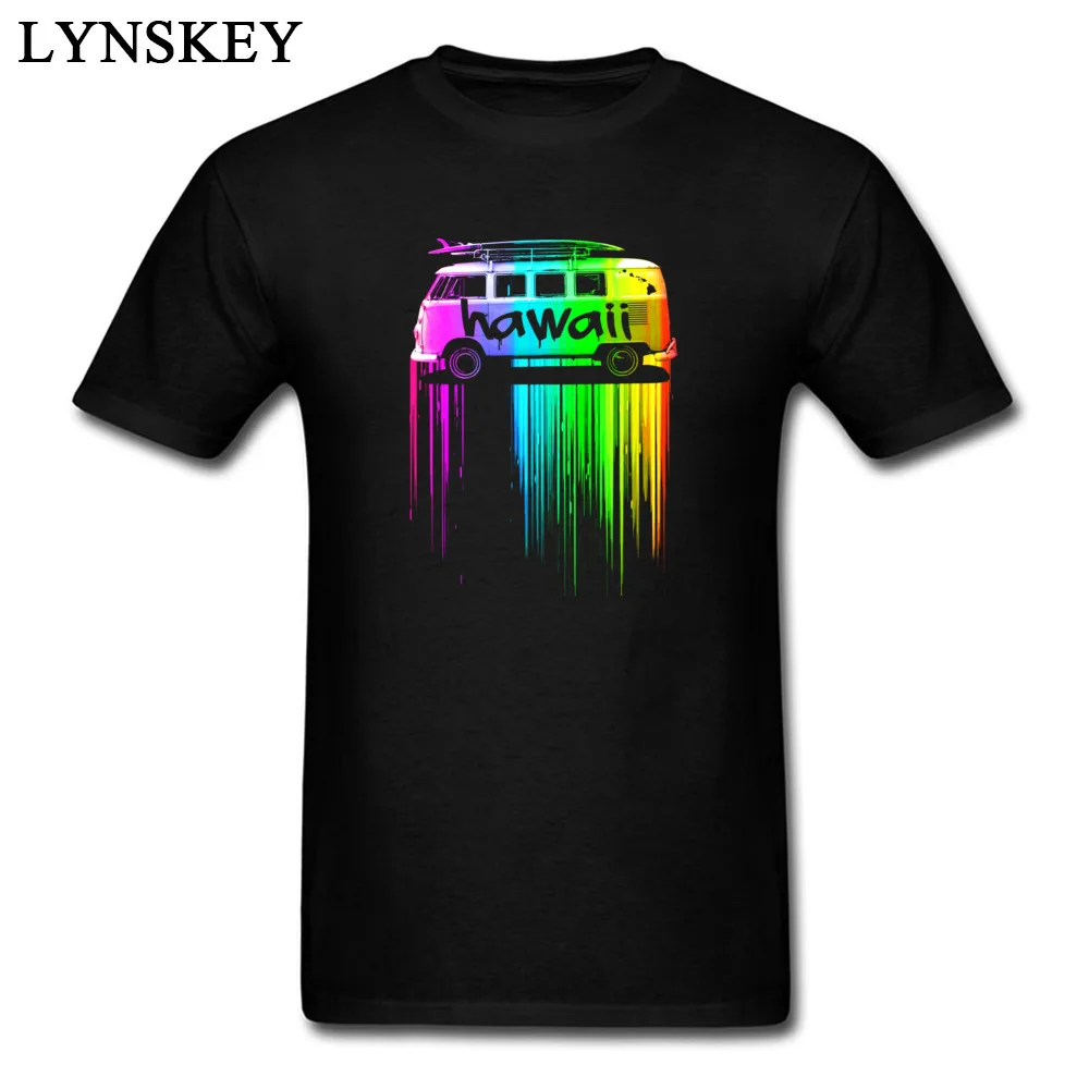 Hawaii Rainbow Surfer Bus_black