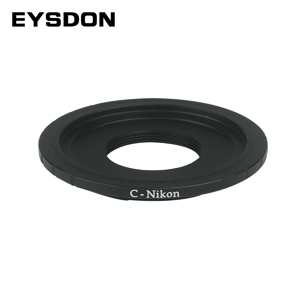 

EYSDON Lens Mount Adapter C to Nikon Converter Compatible with C-Mount CCTV/Cine Lenses on Nikon F-Mount Cameras