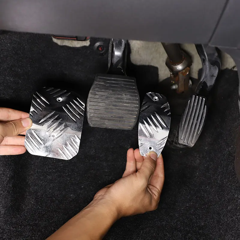 For Fiat 500 2010-2015 Aluminum alloy Silver Car Accelerator Fuel Brake Pedal Foot Pedal Pads Car Accessories
For Fiat 500 2010-2015 Aluminum alloy Silver Car Accelerator Fuel Brake Pedal Foot Pedal Pads Car Accessories