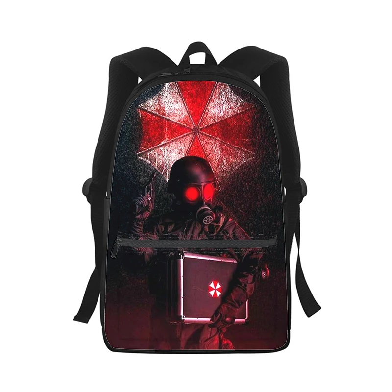 Рюкзак Umbrella Corporation для мужчин и женщин, модная школьная сумка с 3D принтом для студентов, детский дорожный ранец на плечо
Рюкзак Umbrella Corporation для мужчин и женщин, модная школьная сумка с 3D принтом для студентов, детский дорожный ранец на плечо