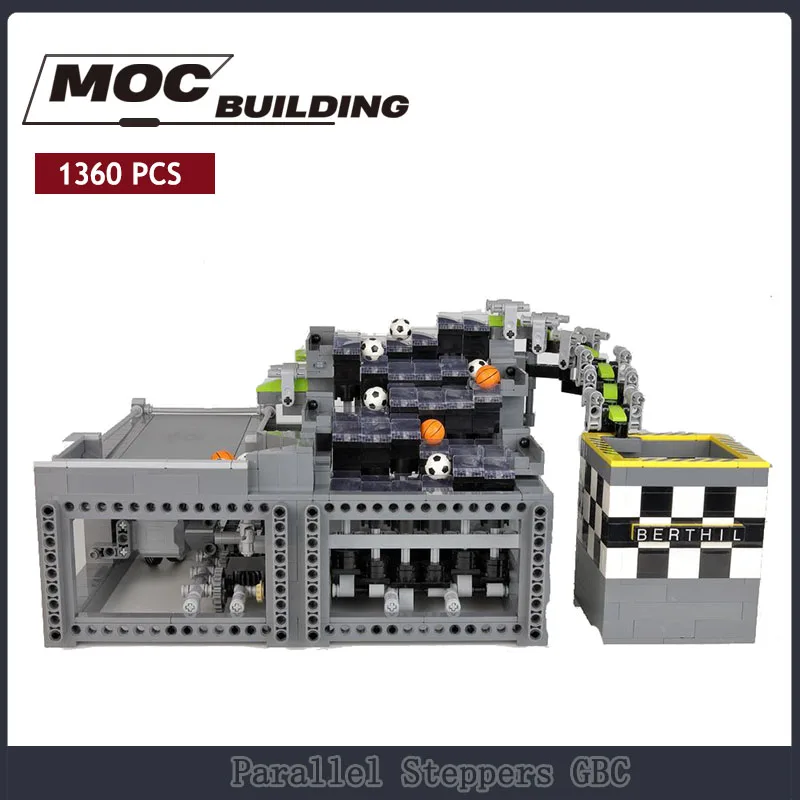 Technology Bricks Moc Great Ball Contraption Parallel Steppers GBC Creative Toys DIY Assembly Building Blocks Gifts Model
Technology Bricks Moc Great Ball Contraption Parallel Steppers GBC Creative Toys DIY Assembly Building Blocks Gifts Model