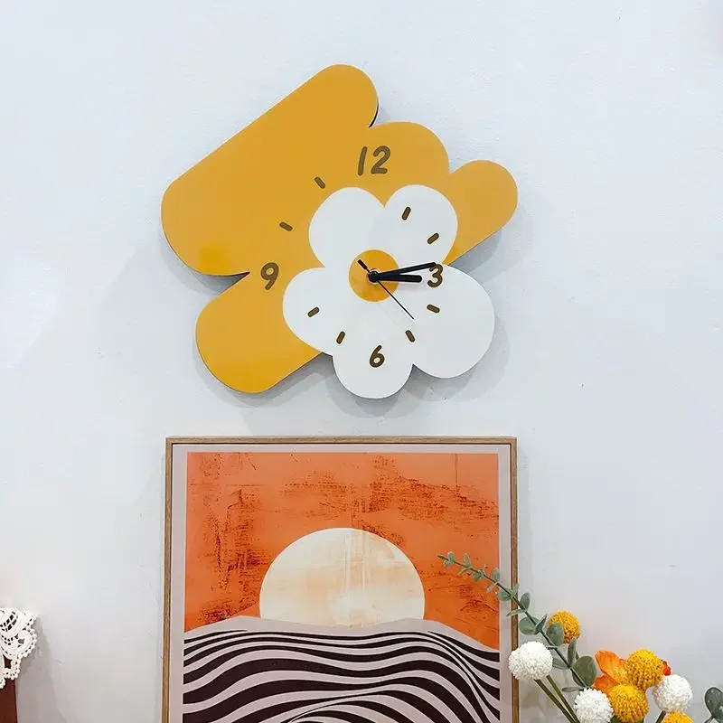 Wood Cartoon Art Flower Clocks Living Room Silent Wall Clocks Plastic Kids Room Simple Plant Home Accessories Decorative Korean
Wood Cartoon Art Flower Clocks Living Room Silent Wall Clocks Plastic Kids Room Simple Plant Home Accessories Decorative Korean