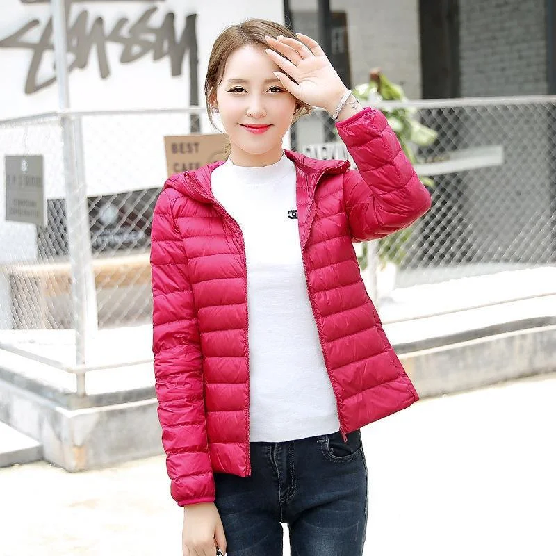 Women's Hooded Down Jacket 2022 Autumn Winter Insulation Long Sleeved Top Short Sleeved Ultra-thin Duck Down Jacket Parka
Women's Hooded Down Jacket 2022 Autumn Winter Insulation Long Sleeved Top Short Sleeved Ultra-thin Duck Down Jacket Parka