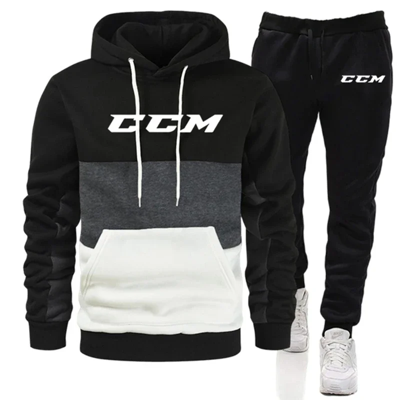 

2023 Men's Tracksuit hooded sweatshirt and jogging pants High quality CCM everyday casual sports hooded sweatshirt jogger