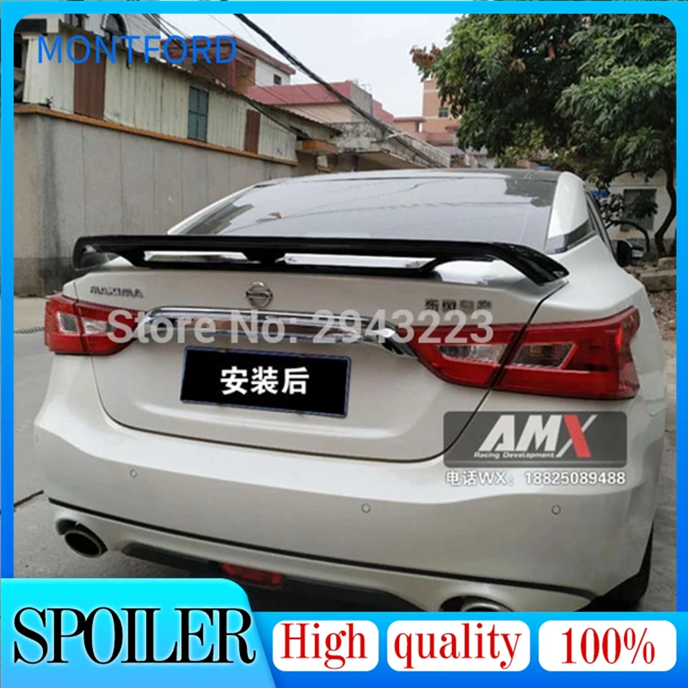 Car Styling ABS Plastic Material Unpainted Color Rear Roof Wing Lip Trunk Spoiler Wing For Nissan Maxima 2015 2016 2017 2018
Car Styling ABS Plastic Material Unpainted Color Rear Roof Wing Lip Trunk Spoiler Wing For Nissan Maxima 2015 2016 2017 2018