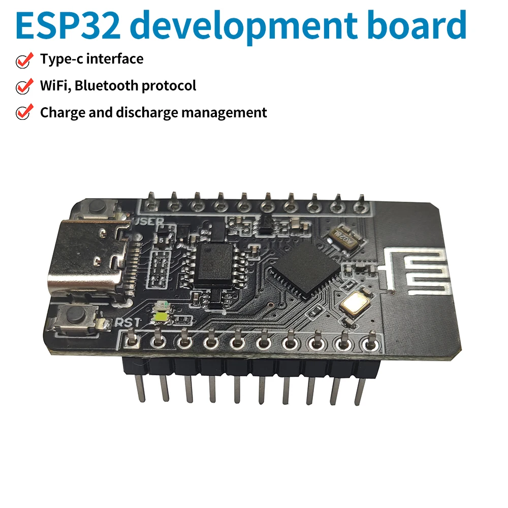 ESP32-C3 ESP32, плата разработки, ESP32-C3FN4 USB CH340K WiFi + Bluetooth, плата расширения сверхнизкой мощности
ESP32-C3 ESP32, плата разработки, ESP32-C3FN4 USB CH340K WiFi + Bluetooth, плата расширения сверхнизкой мощности