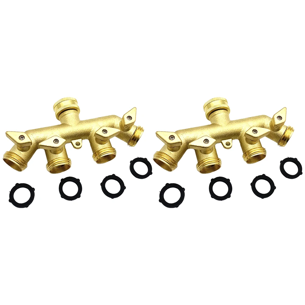 Convenient Brass Distributor Brass Accessories Garden Brass Four Way Ball Valve Gaskets Hose Connector Fitment
Convenient Brass Distributor Brass Accessories Garden Brass Four Way Ball Valve Gaskets Hose Connector Fitment