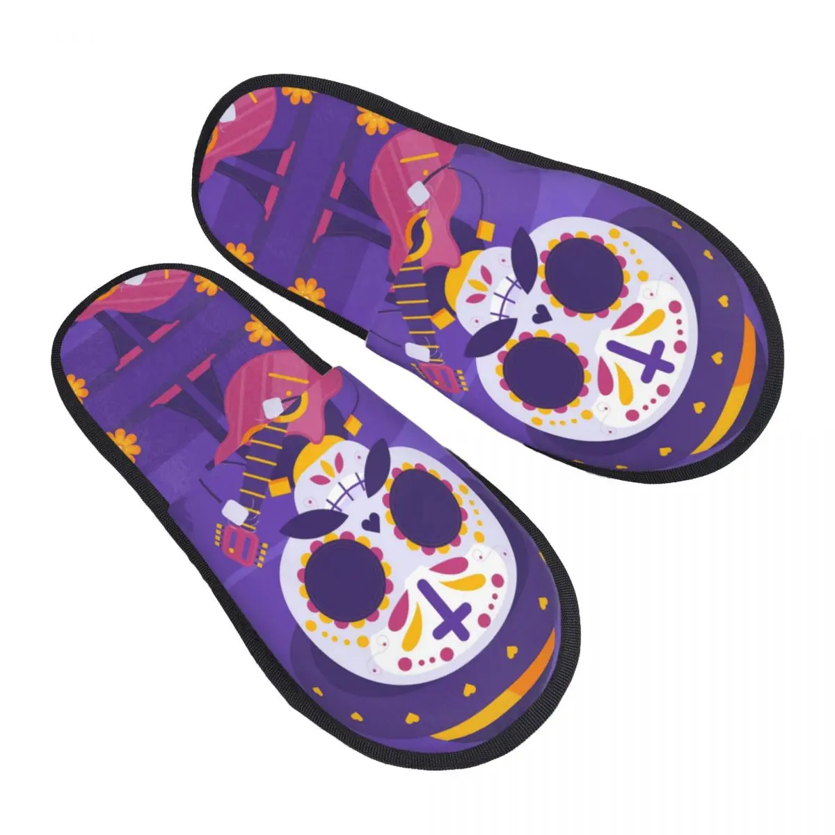 Зимние тапочки для женщин и мужчин, модные пушистые теплые тапочки Dia De Death TOS, тапочки для иллюстрации дома, забавная обувь
Зимние тапочки для женщин и мужчин, модные пушистые теплые тапочки Dia De Death TOS, тапочки для иллюстрации дома, забавная обувь