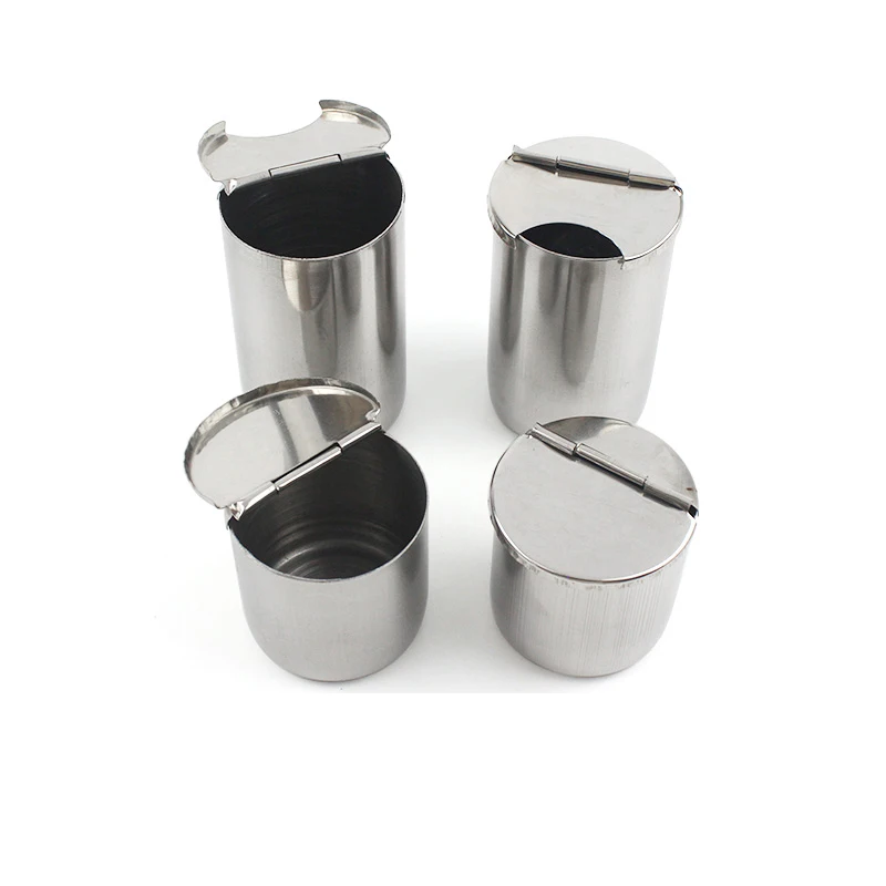 304 stainless steel semi-flip-top small cup disinfection bottle alcohol bottle iodophor bottle ointment jar
304 stainless steel semi-flip-top small cup disinfection bottle alcohol bottle iodophor bottle ointment jar