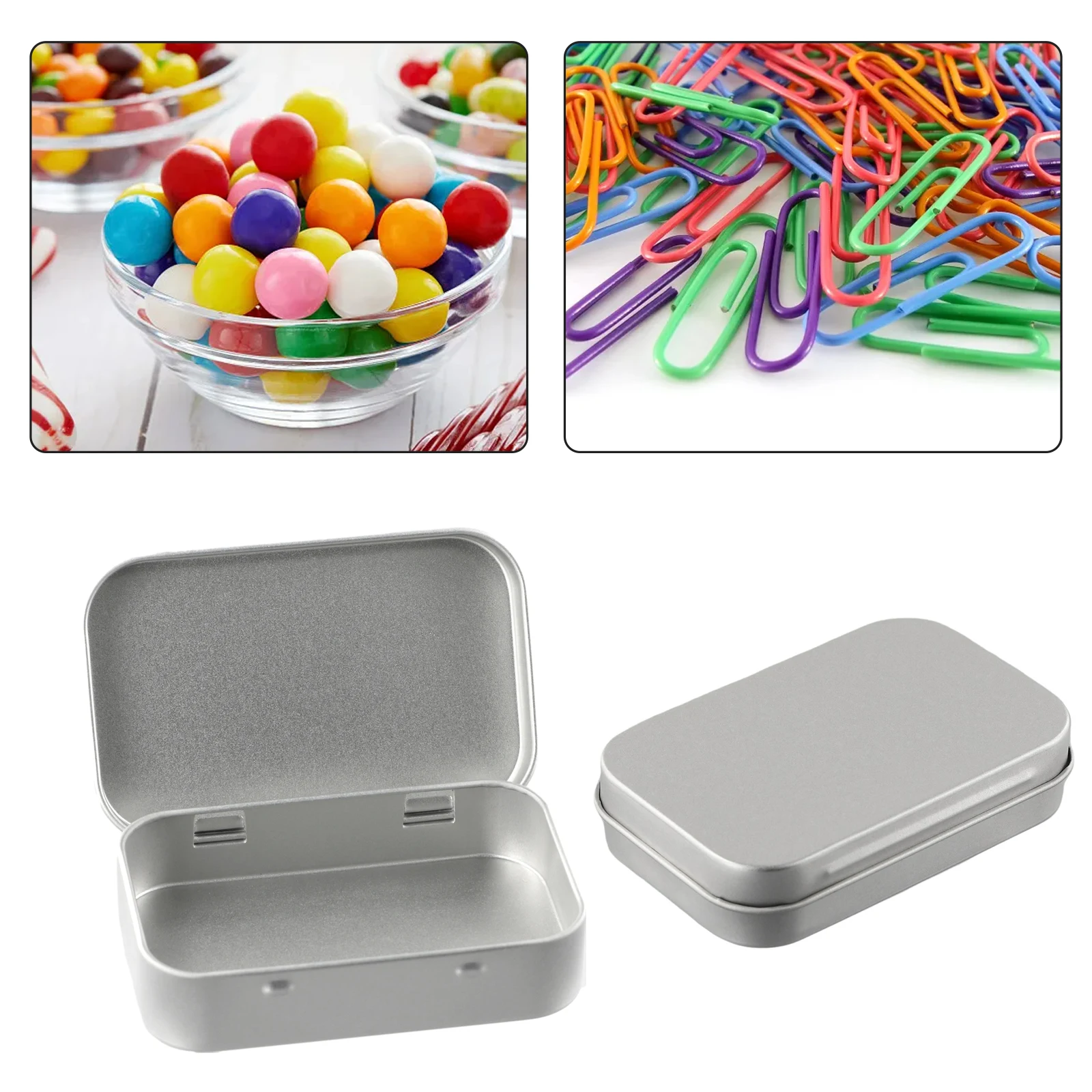 6-pack Candy Iron Box Metal Box Container Empty Hinged Lid Small Empty Storage Box Frosted Household Iron Storage Box
6-pack Candy Iron Box Metal Box Container Empty Hinged Lid Small Empty Storage Box Frosted Household Iron Storage Box