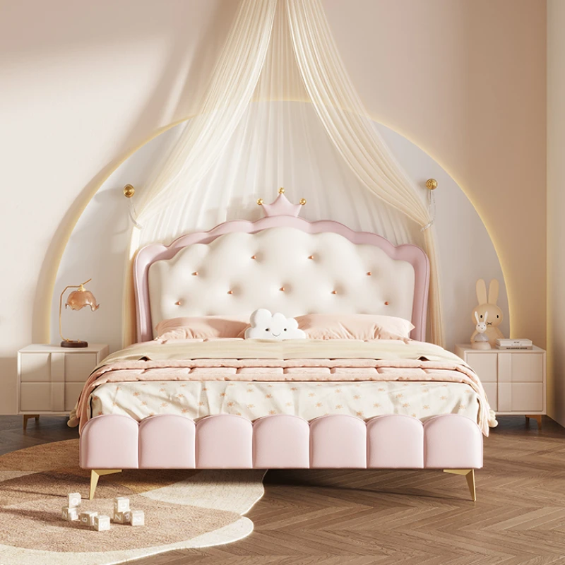 Princess Pretty Childrens Bed Pink Modern Light Luxury Bed Loft Comferter Cama Infantil Bedroom Set Furniture
Princess Pretty Childrens Bed Pink Modern Light Luxury Bed Loft Comferter Cama Infantil Bedroom Set Furniture