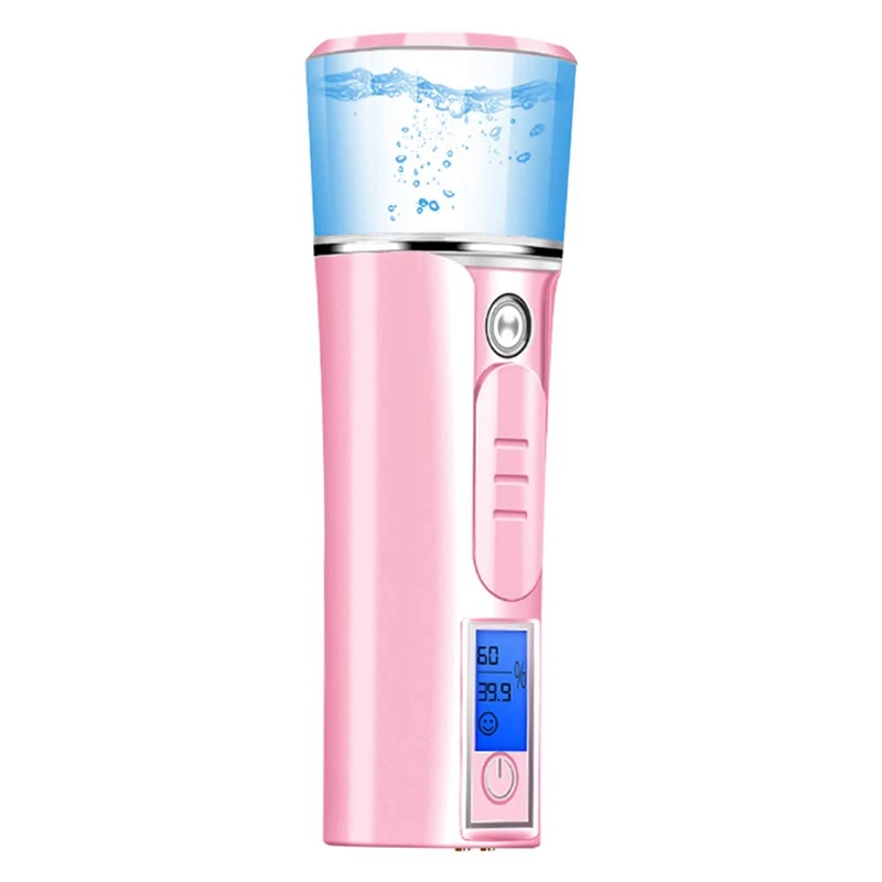 

Portable Nano Mister Facial Handy Sprayer USB Rechargeable Atomization Steamer,Moisturizing & Hydrating For Skin Care