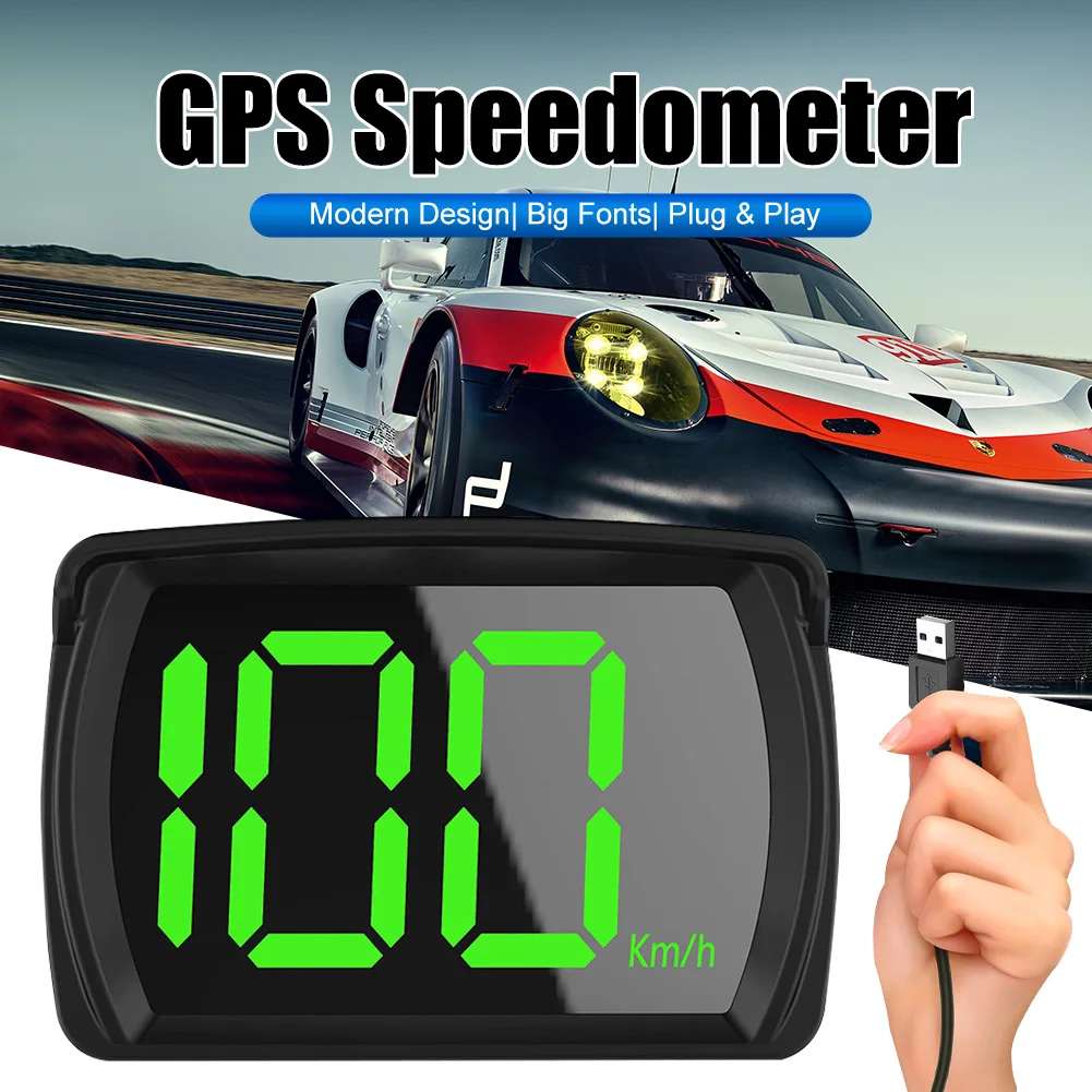 Universal Car GPS HUD 5V USB Head-Up Display Digital Speedometer Plug and Play Large Font KMH/MPH Car Accessories for All Cars
Universal Car GPS HUD 5V USB Head-Up Display Digital Speedometer Plug and Play Large Font KMH/MPH Car Accessories for All Cars