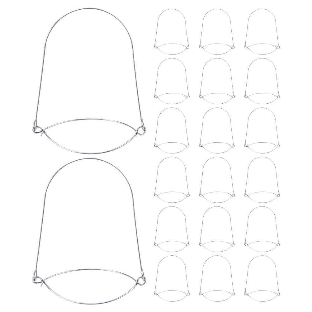 20 Pcs Handle Glass Mason Jars Regular Mouth Hangers Stainless Steel Wire Handles
20 Pcs Handle Glass Mason Jars Regular Mouth Hangers Stainless Steel Wire Handles