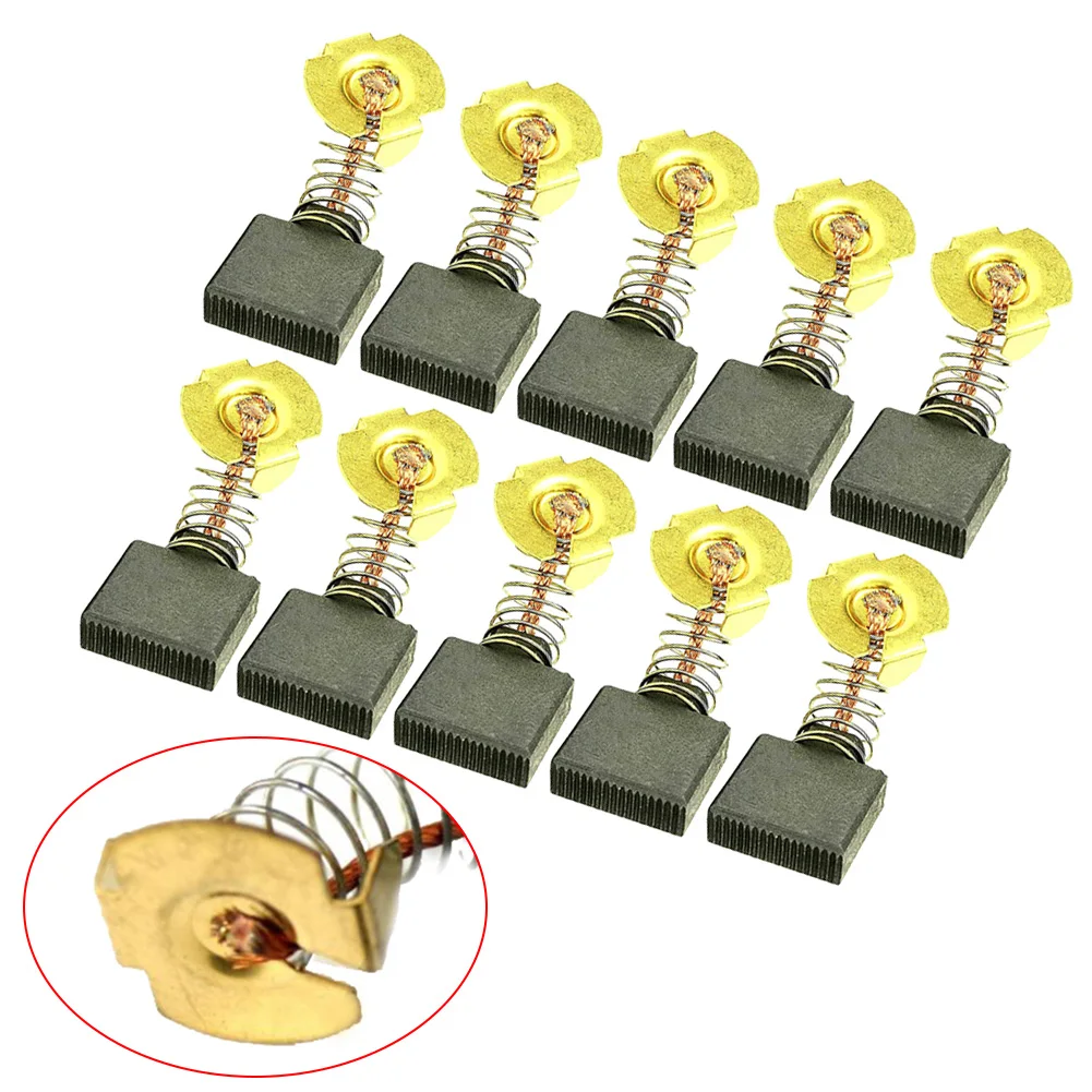 10 Pcs Carbon Brushes 7×18×16mm Replacement Motor Parts For GA7021 GA7020 Electrical Angle Grinder Power Tools Spare Accessories
10 Pcs Carbon Brushes 7×18×16mm Replacement Motor Parts For GA7021 GA7020 Electrical Angle Grinder Power Tools Spare Accessories