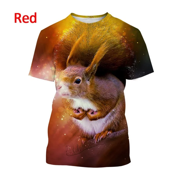 Men's/Women's Squirrel 3D T Shirt Animal Cute Squirrel Short Sleeve Personality Casual Tee Tops
Men's/Women's Squirrel 3D T Shirt Animal Cute Squirrel Short Sleeve Personality Casual Tee Tops