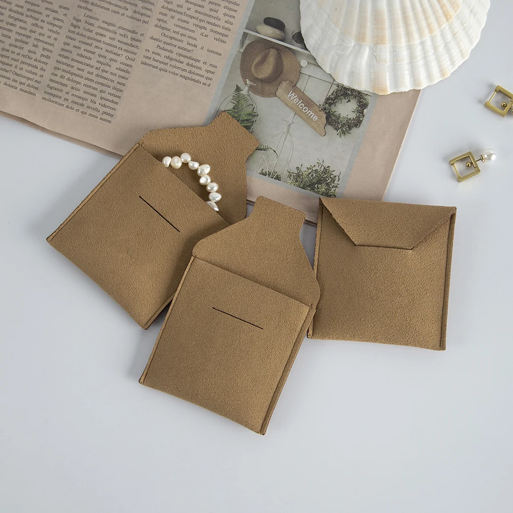100-Pack Bulk Microfiber Envelope Flap Jewelry Bag Suede Gift Pouches Small 5.5x5.5cm Earring Necklace Ring Packaging Organizer
100-Pack Bulk Microfiber Envelope Flap Jewelry Bag Suede Gift Pouches Small 5.5x5.5cm Earring Necklace Ring Packaging Organizer