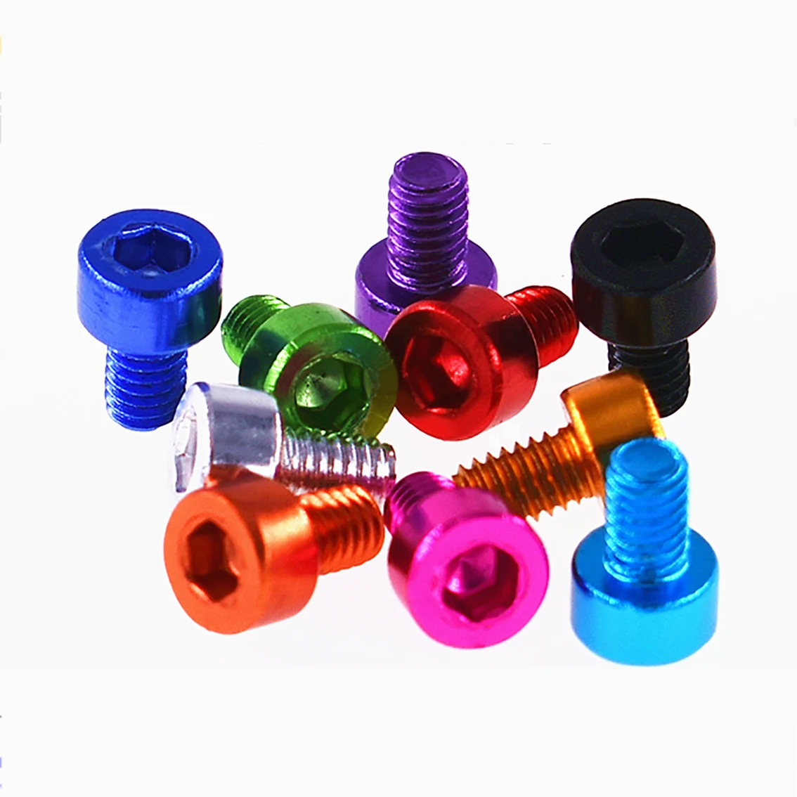 2pcs M4*6/8/10/12/14/16/18/20/25/30mm Colourful Hex Hexagon Socket Head Cap Screws 7075 Aluminum Alloy Allen Bolts
2pcs M4*6/8/10/12/14/16/18/20/25/30mm Colourful Hex Hexagon Socket Head Cap Screws 7075 Aluminum Alloy Allen Bolts