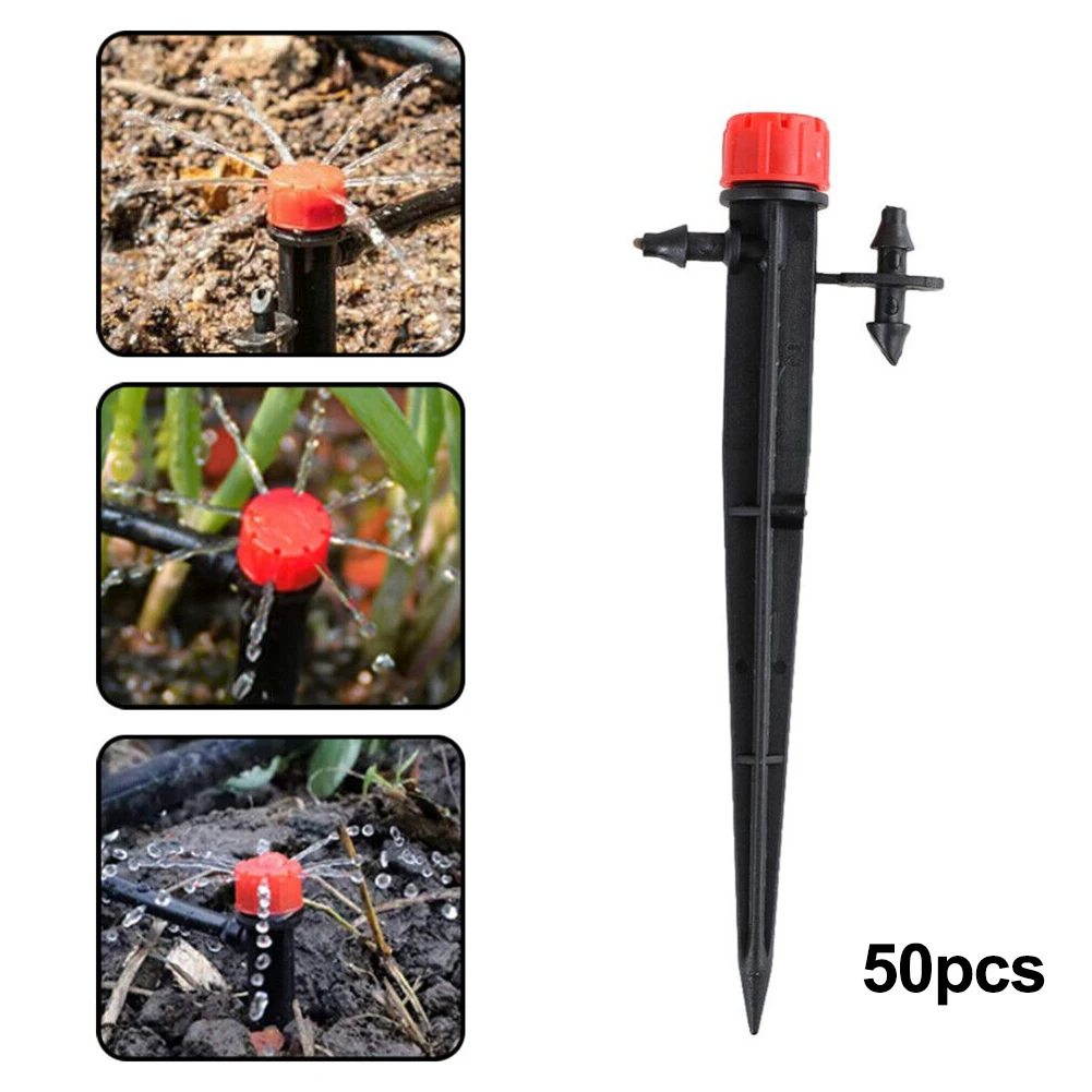 Drip Sprinklers Irrigation Drippers Garden Irrigation Systems 360° Adjustable For 7mm Tube Watering Equipment Durable
Drip Sprinklers Irrigation Drippers Garden Irrigation Systems 360° Adjustable For 7mm Tube Watering Equipment Durable