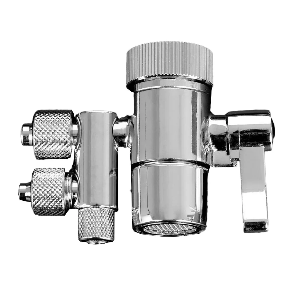 Brass Diverter Valve Silver 3/8in & 5/16in Out Amway Diverter Valve Faucet Filter Heat Resistant Parts For ESpring
Brass Diverter Valve Silver 3/8in & 5/16in Out Amway Diverter Valve Faucet Filter Heat Resistant Parts For ESpring
