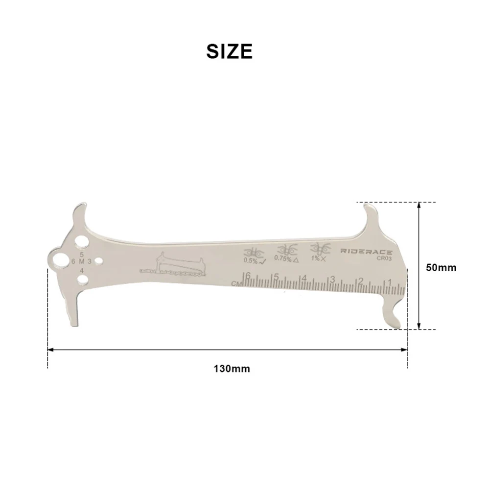 Bike Repair Tool Chain Checke Ruler Chain Checking Cycling Replacement Gauge Indicator Measuring Ruler High Quality For Bicycle
Bike Repair Tool Chain Checke Ruler Chain Checking Cycling Replacement Gauge Indicator Measuring Ruler High Quality For Bicycle