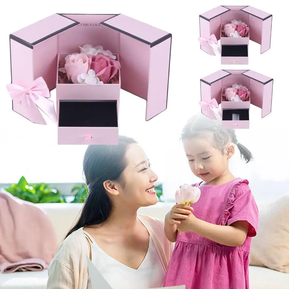 1PCS Rose Gift Box Flower Jewelry Box For Valentine's Day Wedding Anniversary Gift Packaging Box Romantic Double-door Z1B1
1PCS Rose Gift Box Flower Jewelry Box For Valentine's Day Wedding Anniversary Gift Packaging Box Romantic Double-door Z1B1