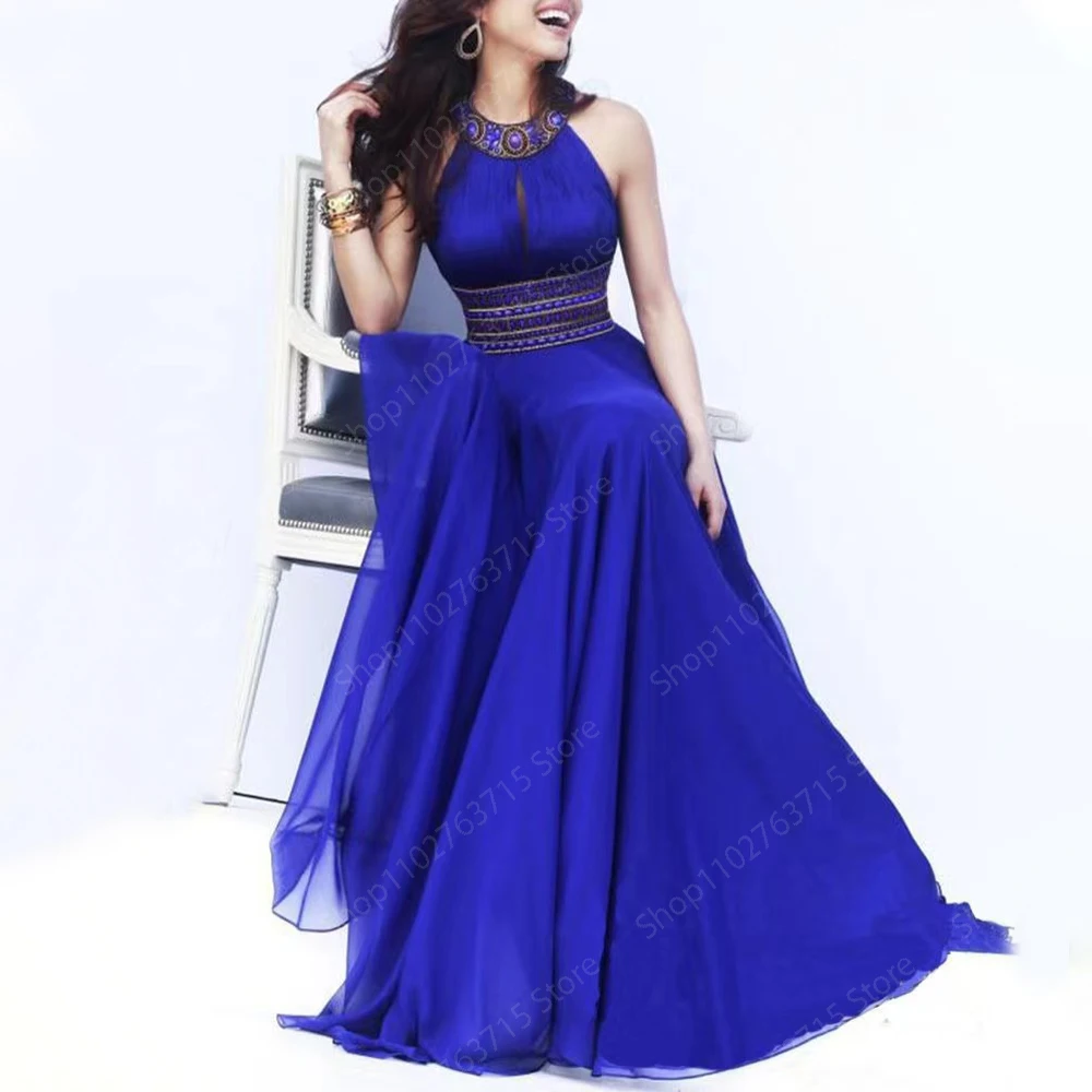 Elegant Long Beads Evening Dresses for Women O-Neck Floor-Length A-Line Prom Party Wedding Gala Dress Special Events Maxi 2024
Elegant Long Beads Evening Dresses for Women O-Neck Floor-Length A-Line Prom Party Wedding Gala Dress Special Events Maxi 2024