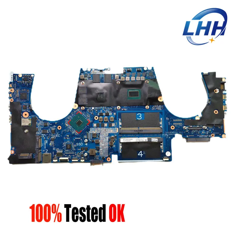 Материнская плата DA0XW2MBAG0 для ноутбука HP ZBOOK 15 G5 17 G5 с процессором I7-8750H P2000 4G GPU
Материнская плата DA0XW2MBAG0 для ноутбука HP ZBOOK 15 G5 17 G5 с процессором I7-8750H P2000 4G GPU