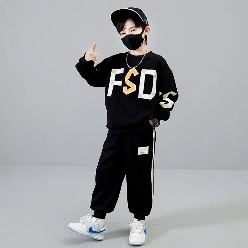 

Kids Clothes Set for Big Boys Spring Children 2 Piece Sets Boys Outfits Cotton Pullover Sweatshirts and Trousers 6 8 10 12 Years