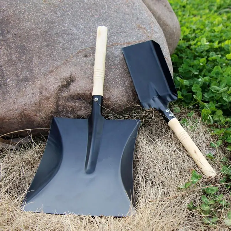 

Garden Shovels For Digging Hand Digging Shovel With Wooden Handle Multifunctional Digging Spade Durable Mud Shovel