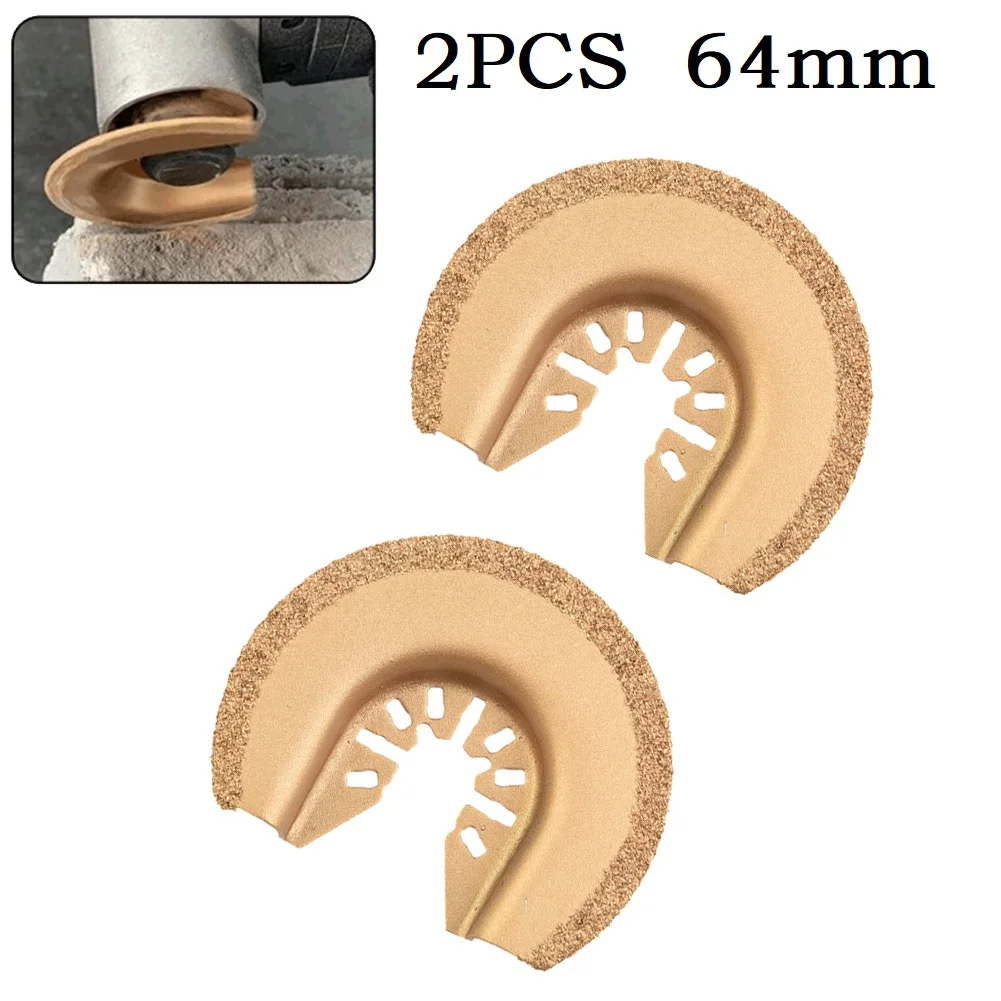 2Pcs Carbide Half Circle Multitool Saw Blades Oscillating Tool Quick Release Renovator Trimmer Saw Blade Cutting Disc Accessory
2Pcs Carbide Half Circle Multitool Saw Blades Oscillating Tool Quick Release Renovator Trimmer Saw Blade Cutting Disc Accessory