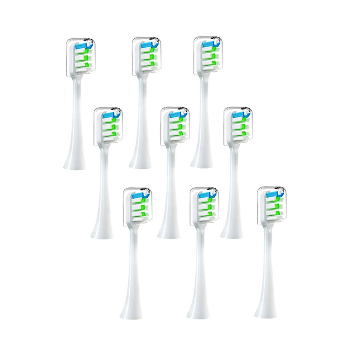 

9PCS Replacement Brush Heads for SOOCAS V1 V2 X3 X3U X5 D2 D3 SOOCARE Sonic Electric Toothbrush Head Soft Bristle,B