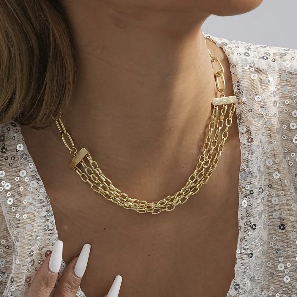 Creative Chain Necklace For Women Personality And Temperament Ladies Birthday Party Gift Jewelry Wholesale Direct Sales
Creative Chain Necklace For Women Personality And Temperament Ladies Birthday Party Gift Jewelry Wholesale Direct Sales