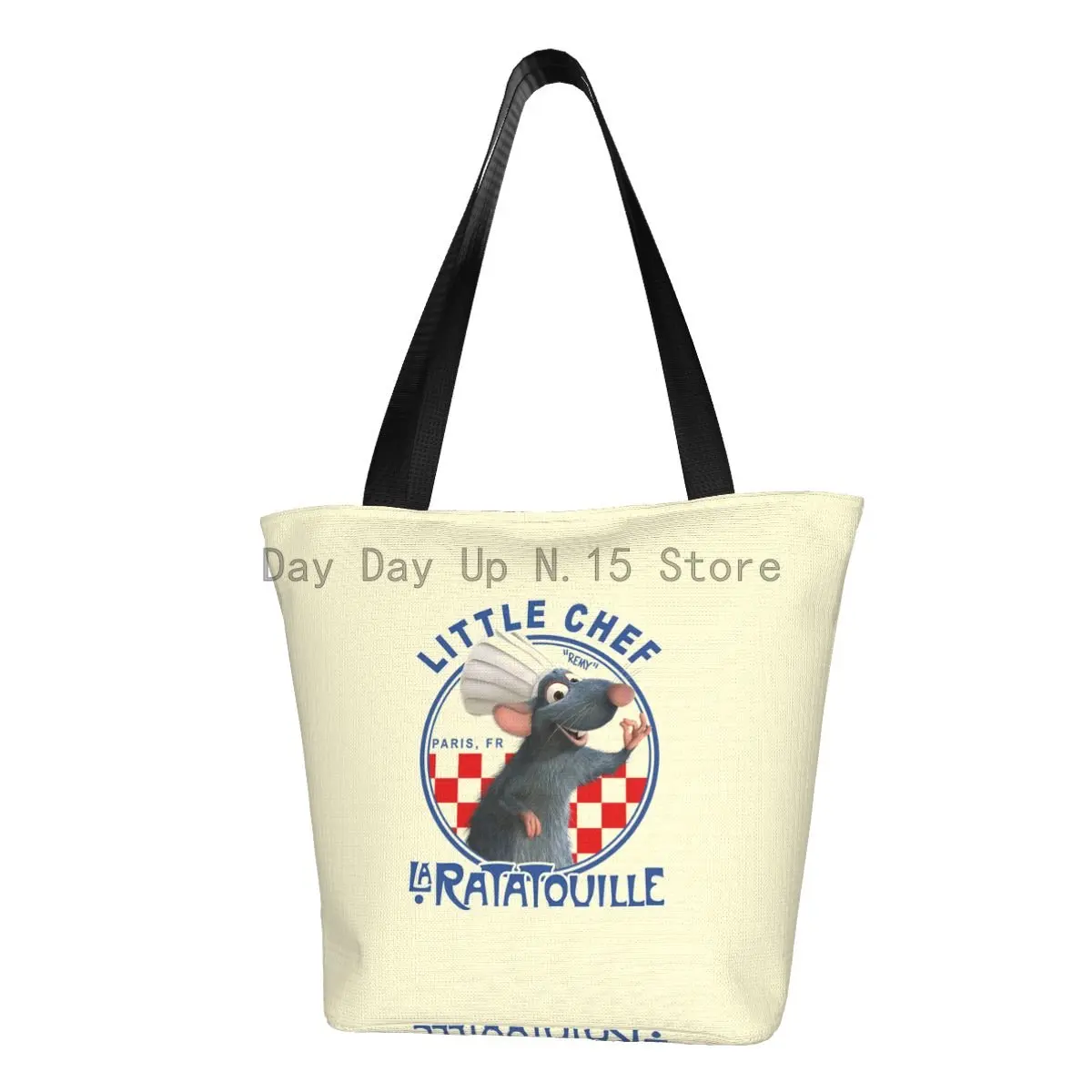 Ratatouille Little Chef Remy Grocery Shopping Tote Bag Women Custom Canvas Shoulder Shopper Bags Large Capacity Handbags
Ratatouille Little Chef Remy Grocery Shopping Tote Bag Women Custom Canvas Shoulder Shopper Bags Large Capacity Handbags