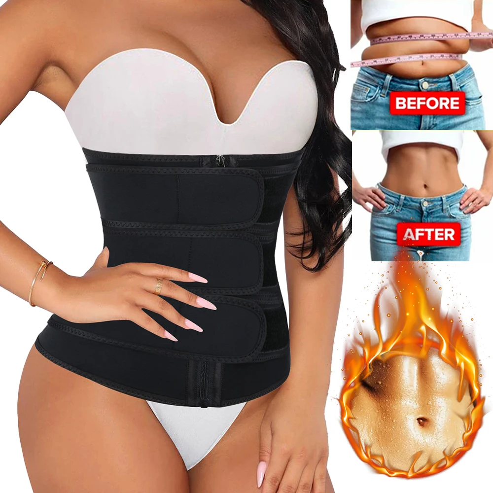 

Women Waist Trainer Trimmer Corsets for Weight Loss Slimming Body Shaper Workout Shapewear Fitness Belt Fat Burning Sport Girdle