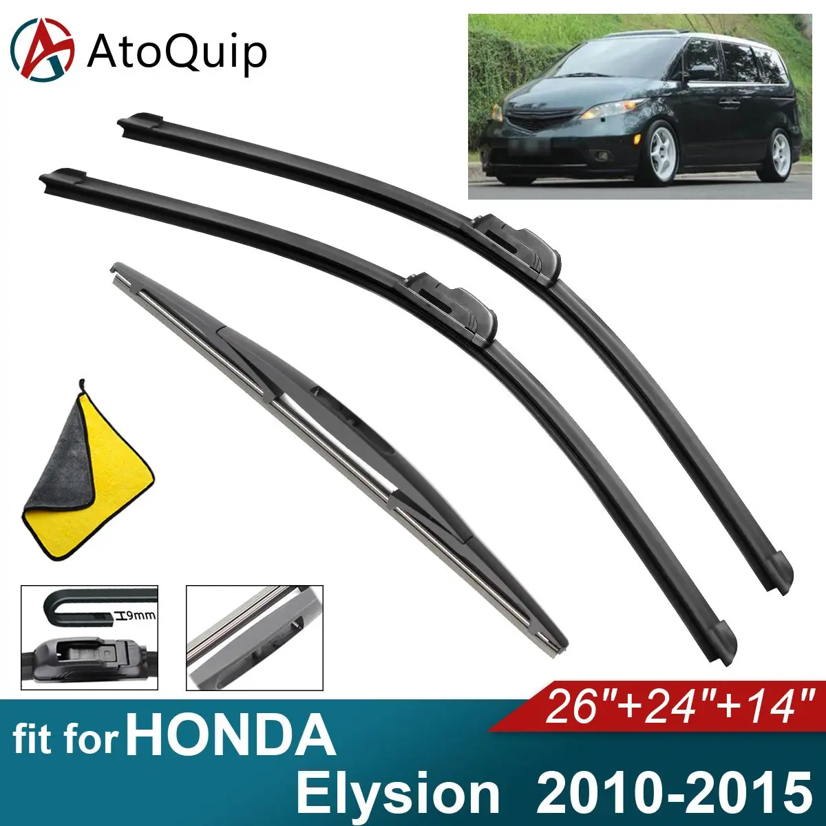 Задние щетки стеклоочистителя для HONDA Elysion, мягкие резиновые автомобильные передние лобовые стекла
Задние щетки стеклоочистителя для HONDA Elysion, мягкие резиновые автомобильные передние лобовые стекла