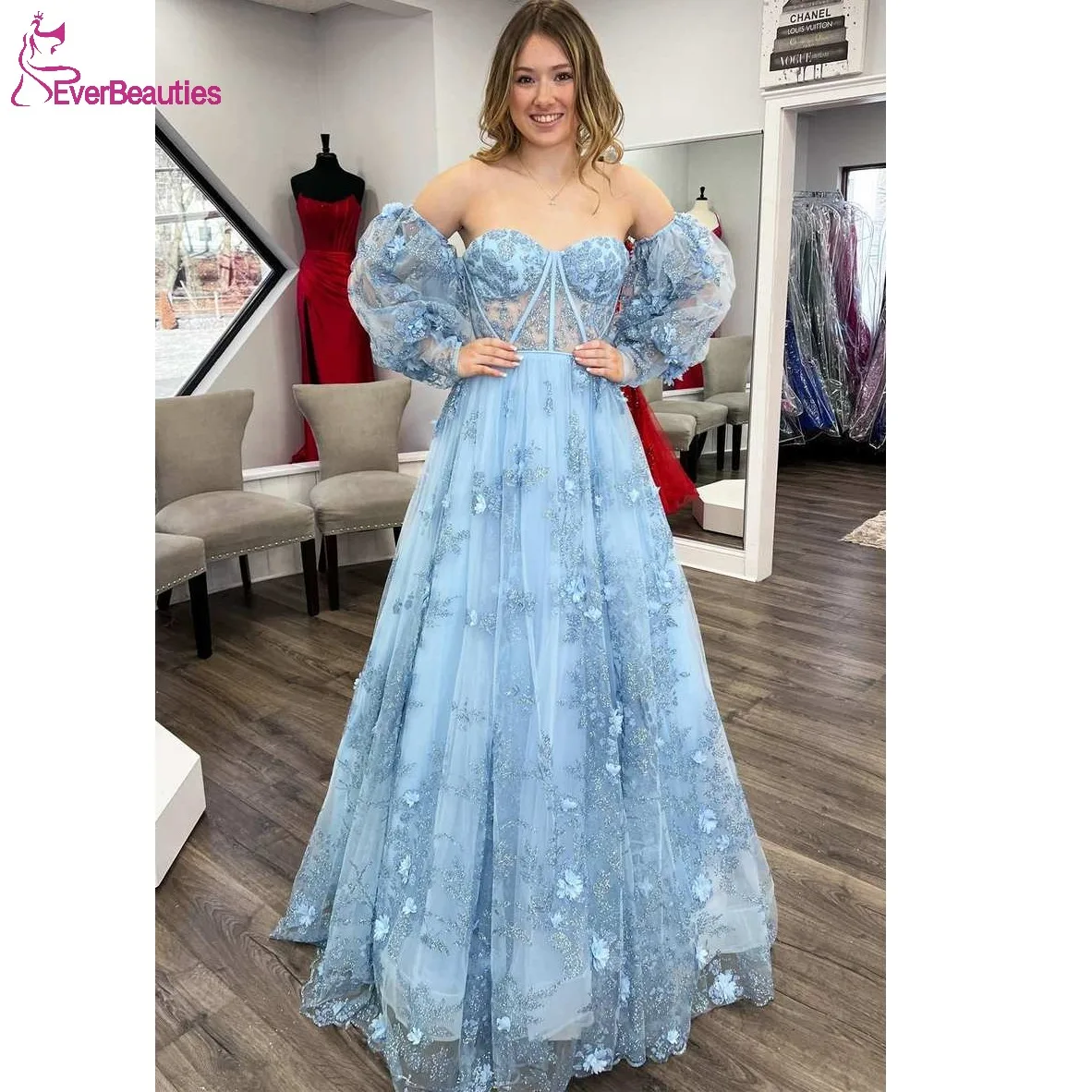 Lace Long Sleeves Prom Dresses for Women A Line Evening Formal Party Dress Sweetheart Vestidos Para Mujer Elegantes y Bonitos
Lace Long Sleeves Prom Dresses for Women A Line Evening Formal Party Dress Sweetheart Vestidos Para Mujer Elegantes y Bonitos