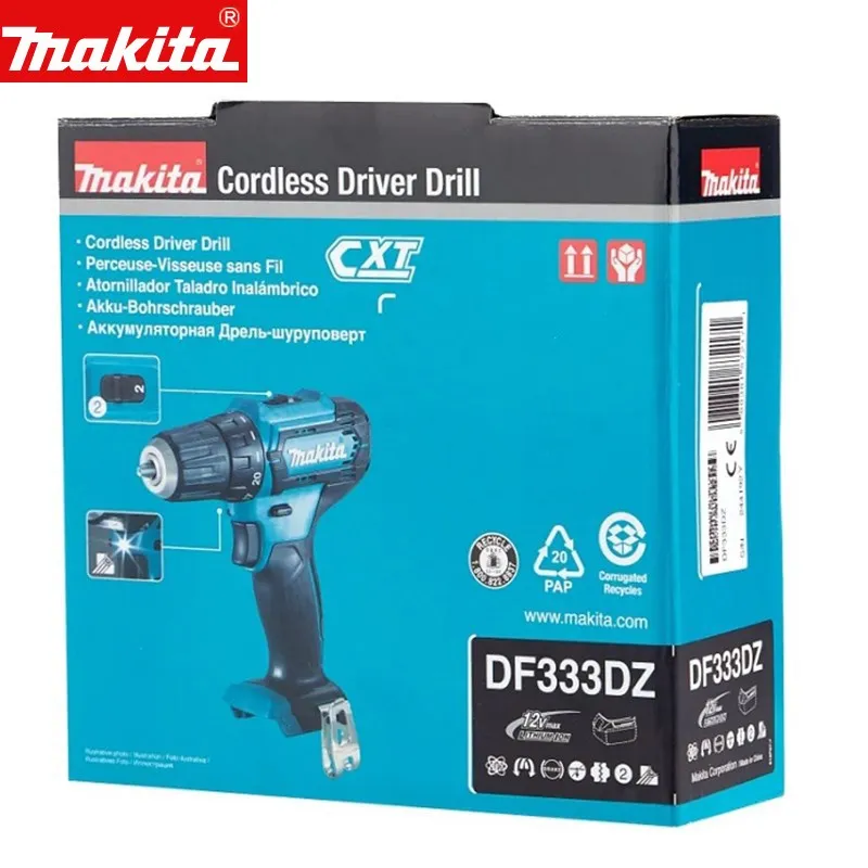 Makita DF333D Original Electric Screwdriver Drill 12V Home DIY Cordless Driver Drill Lithium Battery Impact Drilling Machine
Makita DF333D Original Electric Screwdriver Drill 12V Home DIY Cordless Driver Drill Lithium Battery Impact Drilling Machine