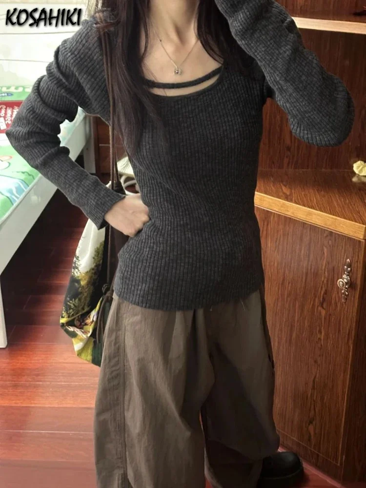 New All Match Solid Sweater Women Y2k Aesthetic Slim Fit Knitted Harajuku Jumper Pullover Female Spring Autumn Harajuku Knitwear
New All Match Solid Sweater Women Y2k Aesthetic Slim Fit Knitted Harajuku Jumper Pullover Female Spring Autumn Harajuku Knitwear